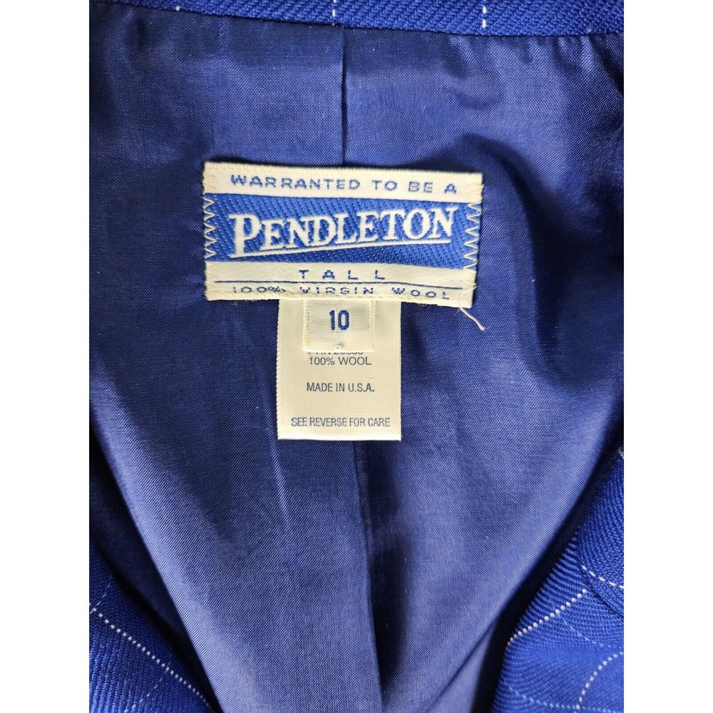 Pendleton Women Blazer Wool 2 Button Jacket Vinta… - image 2